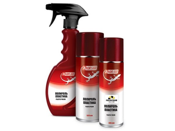 Полироль пластика  3ton ТН-600  PLASTIC POLISH триг. 550мл
