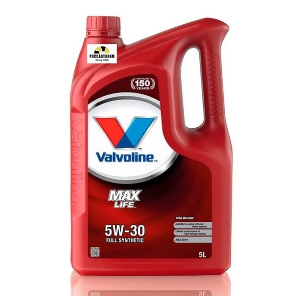 Масло моторное Valvoline MAXLIFE SAE 5W30 4L 872370