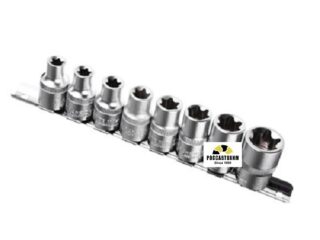 Набор головок "TORX 8пр. 1/22" Е10-Е24 ЕРМАК  /736-150