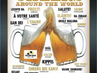 1829 Cheers Around The World картинка металл.оригинал