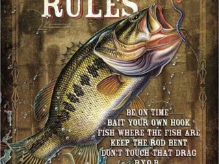 1870 JQ - Fisherman's Rules картинка металл.оригинал