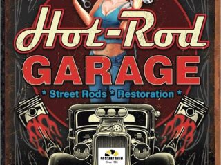 1990  Hot Rod Garage - Pistons картинка металл.оригинал