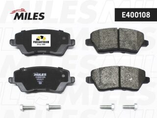 E400108 Колодки тормозные MILES (Смесь Low-Metallic) передние