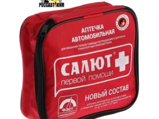 Аптечка первой помощи "Салют" состав 2024, мягкий футляр 6073170