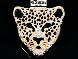 Украшение в дефлектор автомобиля, Леопард    5573240