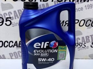 Масло моторное ELF 5W40  Evolution 900 SXR  new 5л синт