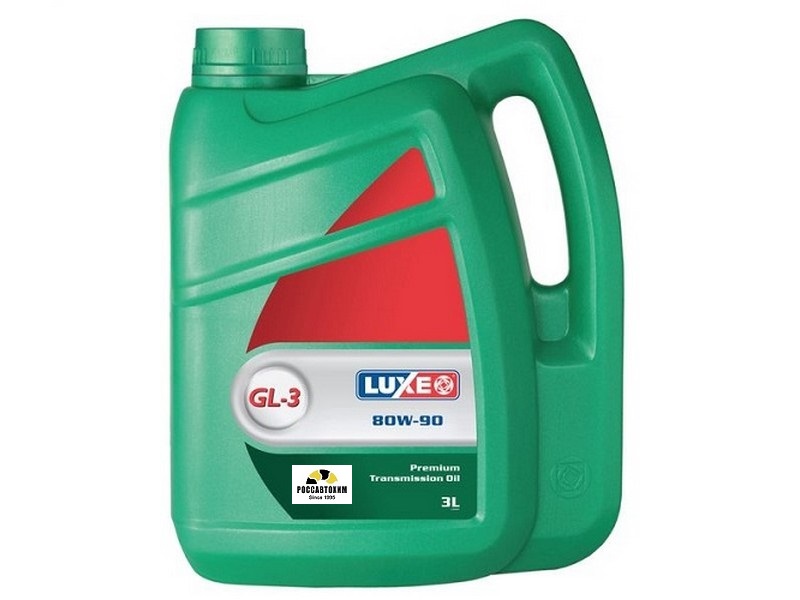 Масло трансмиссионное GL-3 80W90 Стандарт транс. ТМ-3-18 3л LUXE