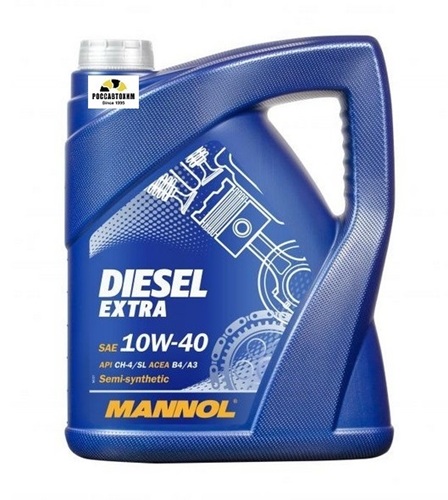 Масло моторное MANNOL 10W40 Diesel-Extra 5л п/с