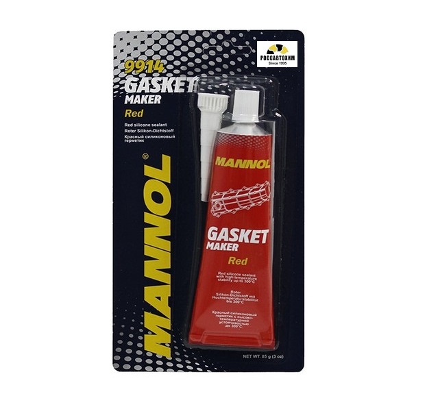 Герметик MANNOL силиконовый красный 80мл 9914
