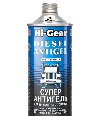 Антигель диз.топлива 946мл HG-3427 (946 мл) на 1000л