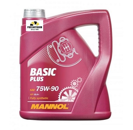 Масло трансмиссионное MANNOL BASIG Plus 75W90 GL-4 4л синт.