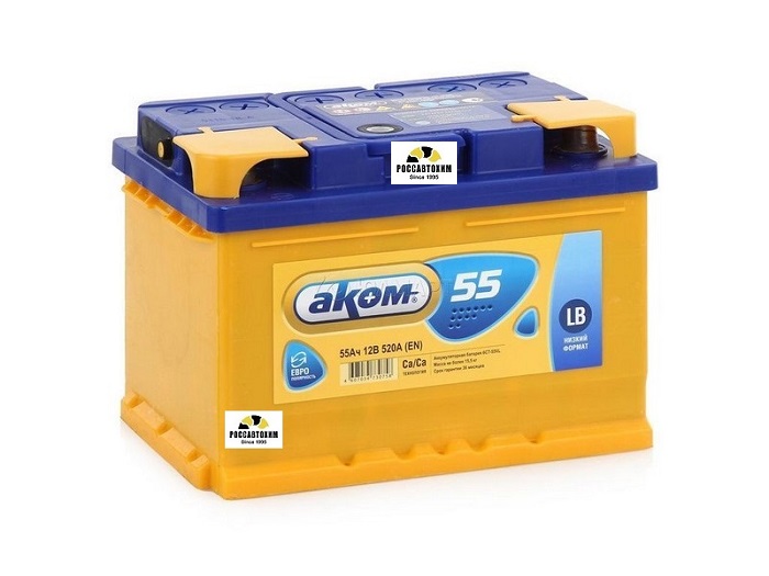 АКБ АКОМ 6 СТ- 55 АПЗ п/п *