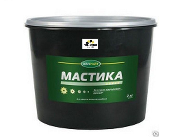Мастика OILRIGHT "Бикор" 2кг пласт. банка