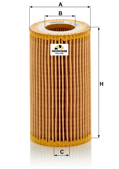 Фильтр масляный MANN HU718/1k