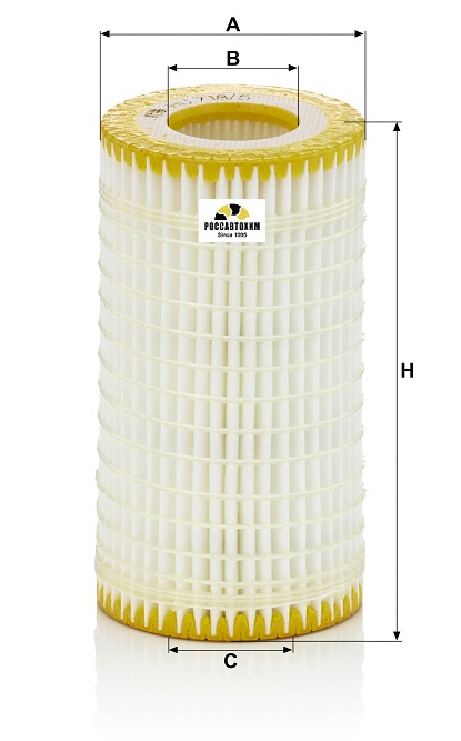 Фильтр масляный MANN HU718/5x