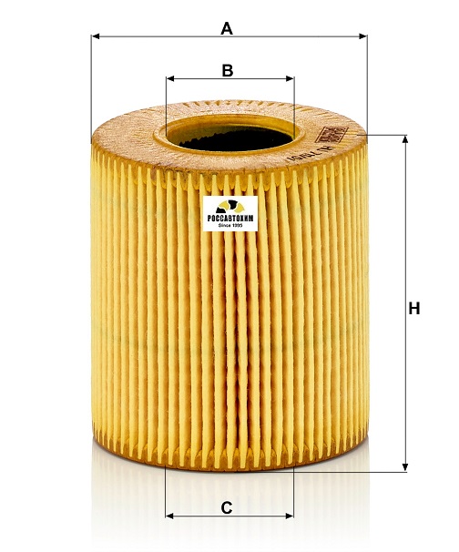 Фильтр масляный MANN HU711/51x