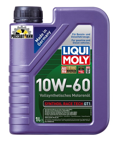 Масло моторное LIQUI MOLY Synthoil Race Tech GT1 10W60 1л 1943/8908