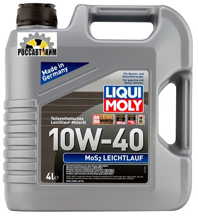 Масло моторное LIQUI MOLY MoS2 Leichtlauf 10W40 4л 1917/6948