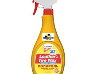 355029 Полироль панели Leather&Tire Wax Super Gloss 500мл (супер блеск) KGCC-06596