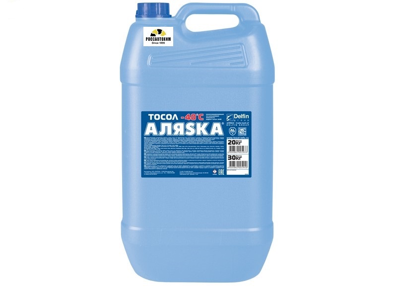 Охлаждающая жидкость Тосол "АЛЯСКА" А-40 30кг