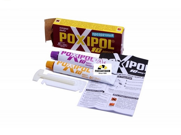Холодная сварка "POXIPOL" 70мл (10 мин.) прозрачный