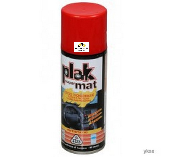 Полироль для пластика PLAK SUPER MAT матовый АНТИСТАТИК 200мл (Клубника) 5081