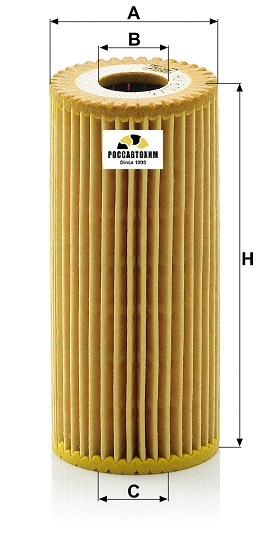 Фильтр масляный MANN HU615/3x