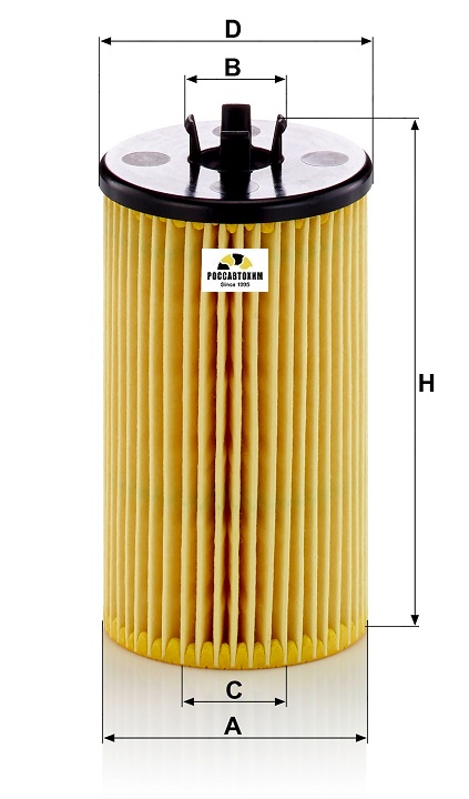 Фильтр масляный MANN HU612/2x