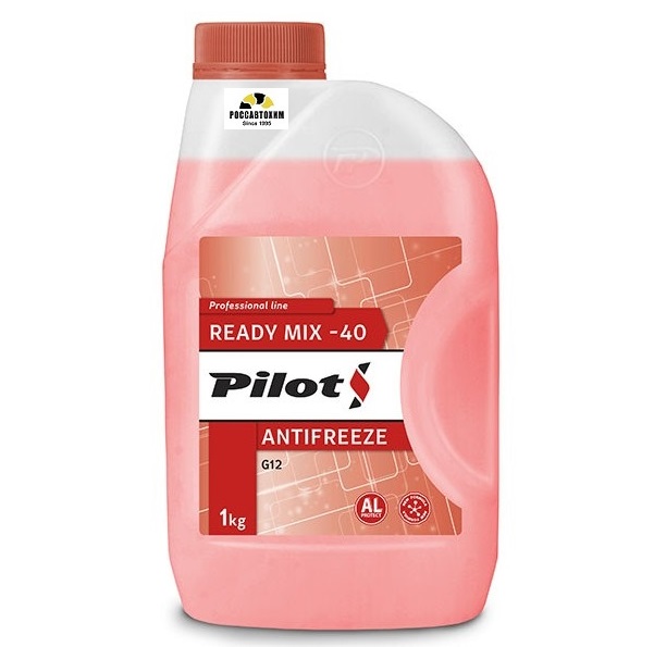 Антифриз PILOTS RED LINE -40 1кг Красный
