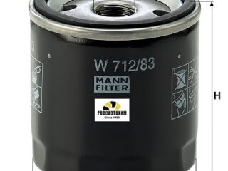 Фильтр масляный MANN W712/83