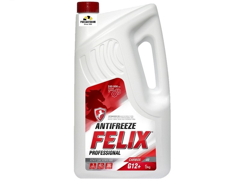 Антифриз FELIX Carbox-40 G12+ (красный) 5 кг г. Дзержинск