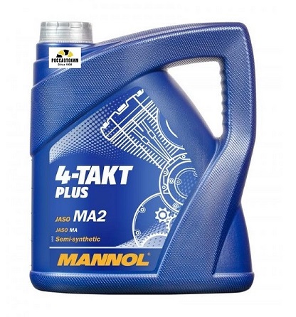 Масло моторное MANNOL 4-TAKT Plus п/с 4л (10w40)