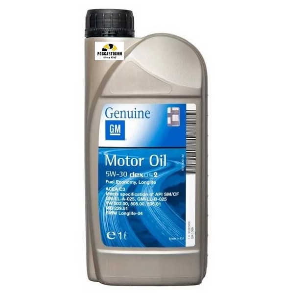 Масло моторное GM Dexos2 Longlife SAE 5W30 1л /1942000/