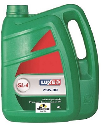 Масло трансмиссионное GL-4 75W90 п/с транс. передн. привод 4л LUXE