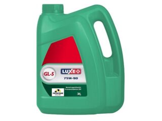 Масло трансмиссионное GL-5 75W90 транс. 3л п/с LUXE