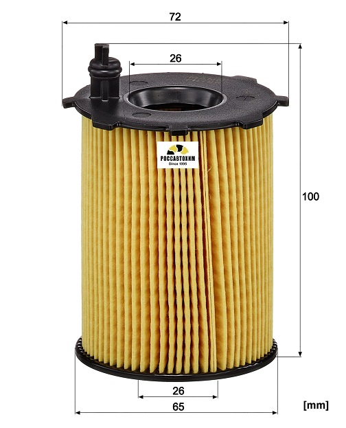 Фильтр масляный MANN HU716/2x