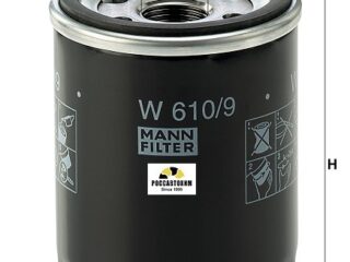 Фильтр масляный MANN W610/9
