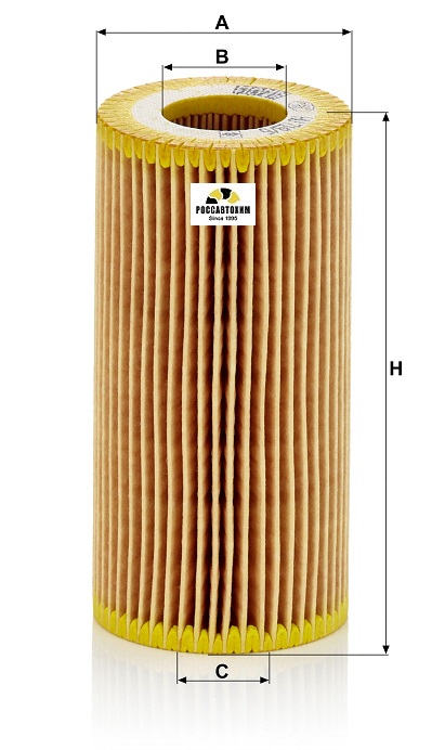 Фильтр масляный MANN HU719/6x
