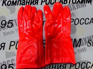 Перчатки нефтеморозостойкие (мягкая крага) тип Пламя удлиненные