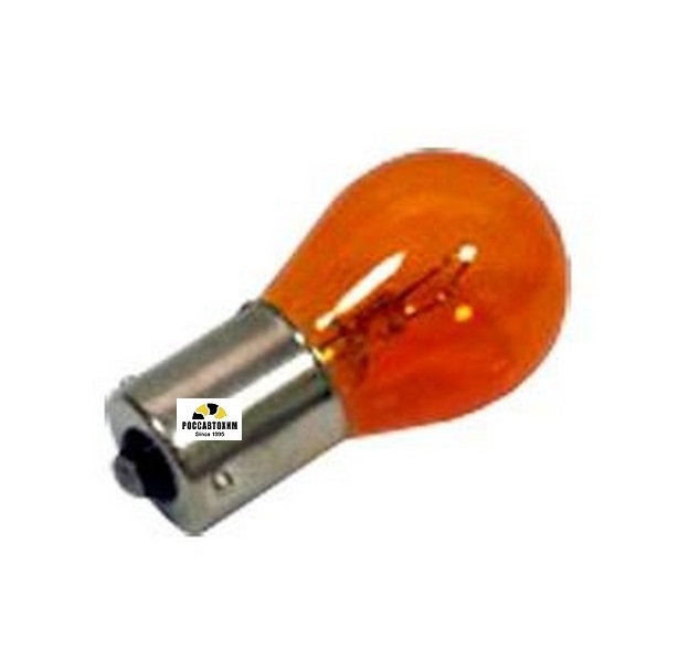 Лампа МАЯК 61218 12В 21Вт оранж, смещенный, BAU15s