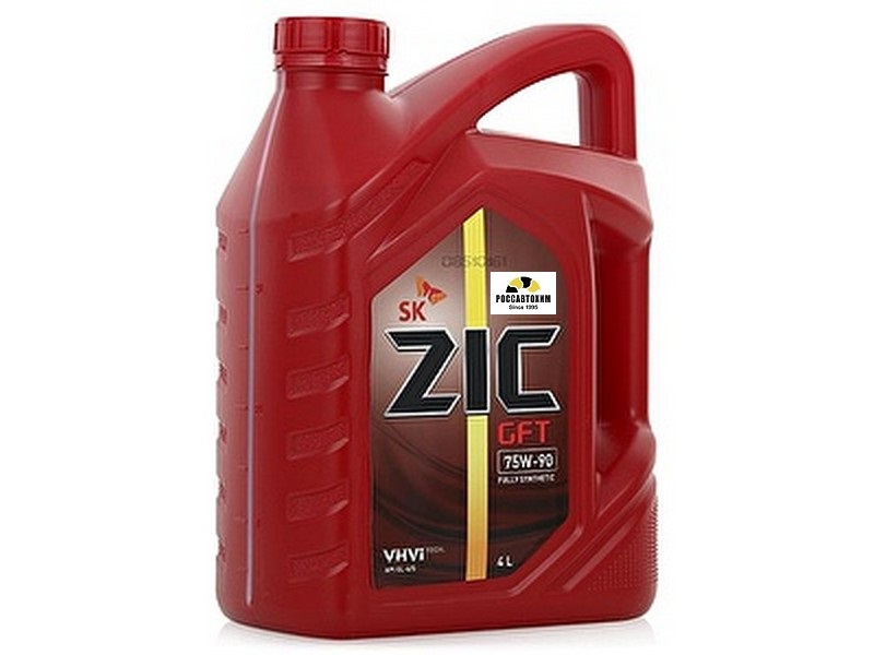 Масло трансмиссионное ZIC GFT 75W90 4л синт GL -4/5