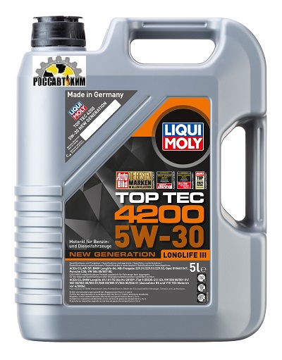 Масло моторное LIQUI MOLY Top Tec 4200 5W30 5л 7661/8973