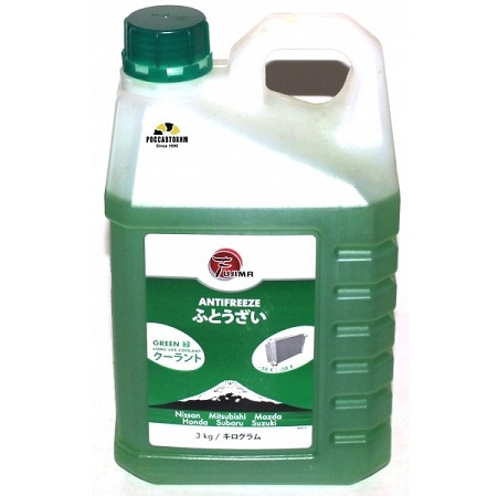 Антифриз FUJIMA -50 LONG LIFE GREEN 3кг Зеленый