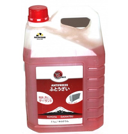 Антифриз FUJIMA -50 LONG LIFE RED 3кг Красный