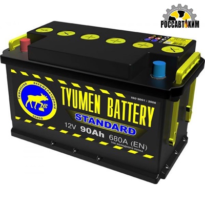 АКБ ТЮМЕНЬ Standart 90 А/ч п/п 6СТ-90L