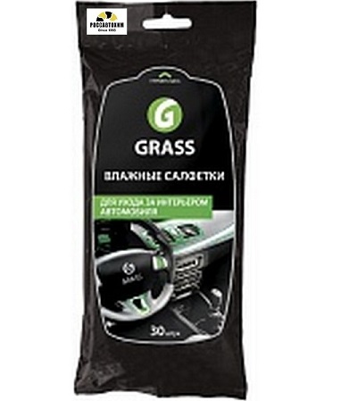 Салфетка влаж. GRASS для ухода за интерьером а/м / IT-0311 /