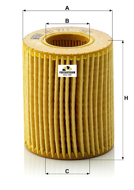 Фильтр масляный MANN HU711x