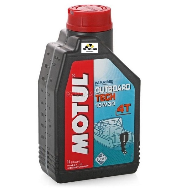 Масло моторное MOTUL 4T Outboard TECH 10W40 1л /104265/ 106397