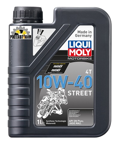 Масло моторное LIQUI MOLY Motorbike 4T Street 10W40 1л 7609/1521