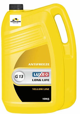 Антифриз LUXE 10кг (желтый) YELLOW LINE